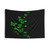 Green Butterfly Tapestry - Abstract Nature Art