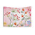 Floral Watercolor Tapestry - Soft, Nature-Inspired Wall Art