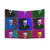 Edgar Allan Poe Pop Art Tapestry