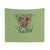 Kindness Rules Rainbow Heart Tapestry