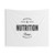 Nutrition Original Tapestry Wall Hanging