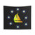 Sailing Star Tapestry - Colorful Abstract Wall Hanging