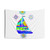 Colorful Sailing Boat Tapestry
