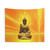 Golden Buddha Tapestry Wall Art