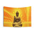 Golden Buddha Tapestry Wall Art