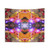 Colorful Abstract Flower Tapestry
