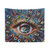 Trippy Eye Flower Tapestry Wall Hanging