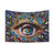Trippy Eye Flower Tapestry Wall Hanging