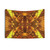 Golden Abstract Tapestry - Colorful Contemporary Wall Hanging