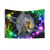 Vibrant Saturn Rising Tapestry for Home Decor