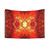 Vibrant Abstract Fire Tapestry Wall Decor
