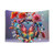 Colorful Flower Butterfly Tapestry Wall Hanging