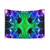 Alien Snowflake Abstract Tapestry