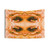Abstract Golden Eyes Tapestry Wall Art