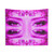 Abstract Purple Vision Tapestry