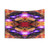 Abstract Third Eye Tapestry - Colorful Contemporary Wall Hanging
