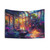 Fae Realm Conservatory Tapestry - Enchanting Wall Art