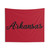 Arkansas State Planner Stickers Tapestry Wall Art
