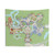 Magical Kingdom Park Map Tapestry