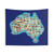 Pictorial Australia v2 Tapestry Wall Art