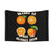 Warm Tropical Oranges Tapestry