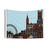 Places 11 Tapestry - Powder Blue and Mocha Landscape Wall Art