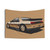 Pontiac Fiero Tapestry - Vintage 80s Sports Car Wall Decor