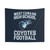 West Canaan Coyotes Football Varsity Blues Tapestry
