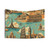 World Travel Destinations Tapestry