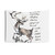 Serene Wilderness Tapestry featuring a deer with large antlers