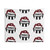 Carolina Gamecocks Star Lips Tapestry