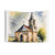 Old Church France Watercolor Tapestry