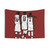 Miami Heat Basketball Tapestry Featuring Jimmy Butler, Bam Adebayo, and Victor Oladipo