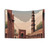 Delhi Monuments Tapestry - India Travel Illustration