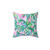 Lilly Pulitzer Inspired Pink Palm Trees Pillow