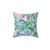 Lilly Pulitzer Inspired Pink Palm Trees Pillow