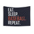 Eat Sleep Baseball Repeat Tapestry