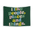 I Like People, Places and Things Tapestry Wall Hanging