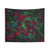 Abstract art tapestry with intense colors and deep pigmentation