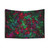 Abstract art tapestry with intense colors and deep pigmentation