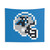 Carolina Panthers 8-Bit Football Helmet Tapestry