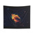 Vibrant Space Nebula Tapestry Wall Hanging