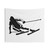Skier in Action Skiing Tapestry