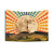 Retro Meditation Time Tapestry Wall Hanging