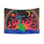 Psychedelic Sail Away Tapestry with UFOs, Rainbows, and Cosmic Imagery