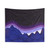 3D Space Mountains Tapestry - Geometric Decor Art