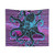 Neon Space Octopus Tapestry