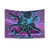 Neon Space Octopus Tapestry