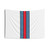 Martini Racing Stripe Retro Motorsports Tapestry