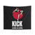 Kick Like A Girl Martial Arts Tapestry